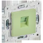 SKANDY Розетка компьютерная RJ45 кат.5E SK-K01G мятный IEK