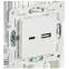 SKANDY Розетка USB A+C 3,1А SK-R14W арктический белый IEK
