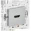 SKANDY Розетка HDMI SK-H01S серебряный IEK