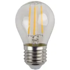 Лампа светодиодная F-LED P45-9w-827-E27 (филамент, шар, 9Вт, тепл, E27) (10/100/4000)