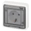 Розетка Эксперт 11-2522-01 2P+E IP55, шторки, 16A-250В, СУ, белый