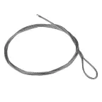 Трос стальной с петлей L-1м (2мм)