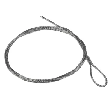 Трос стальной с петлей L-1м (2мм)