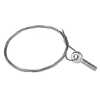 Трос стальной с рым-болтом М8 L-10м (2мм)