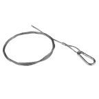 Трос стальной с карабином L-1м (2мм)