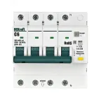                  Выключатель автоматический дифференциальный 3P+N 6А 300мА A х-ка C ДИФ-103 6кА
               