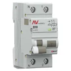                  Автоматический выключатель дифференциального тока DVA-6 1P+N 10А (B) 10мА (A) 6кА EKF AVERES
               