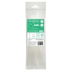 Стяжка кабельная MultiSet 370х4.8 Белая (100шт)