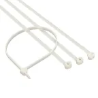                  Хомут P6.6 с двойным замком, белый 2,5x100
               