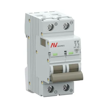 Выключатель автоматический AV-6 DC 2P 13A (C) 6kA AVERES