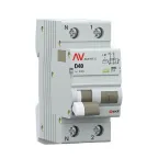                  Автоматический выключатель дифференциального тока DVA-10 1P+N 40А (D) 30мА (AC) 10кА AVERES
               