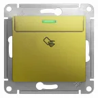 GLOSSA Карточный выключатель схема 6 фисташковый
