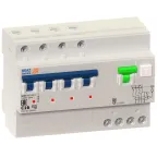                  АВДТ с защитой от сверхтоков OptiDin VD63-44B63-AS-УХЛ4 (4P, B63, 300mA)
               