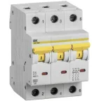                  Выключатель автоматический ВА47-60M 3Р 5А 6кА D
               