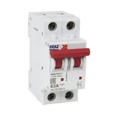 Выключатель нагрузки 2П 40А 400В OptiDin BM63P-240-УХЛ3 (ВМ63Р)