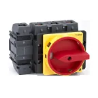 ВЫКЛЮЧАТЕЛЬ-РАЗЪЕДИНИТЕЛЬ 4P 175A IP20 С КРАСНОЙ РУКОЯТКОЙ НА ДВЕРЦУ 4 ВИНТАМИ С ЗАМКОМ