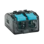                  Клемма строительно-монтажная OptiKit СМК 221-412 с рычагом 2 отверстия 0,2-2,5(4,0)мм2
               
