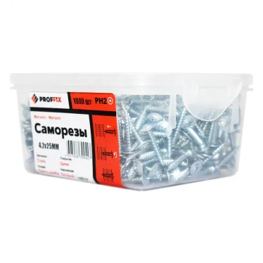Саморез СММ 4,2х25 усиленный (TWN) (600 шт) - контейнер PRO