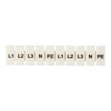 Маркеры для JXB-ST 2,5 с символами L1, L2, L3, N, PE (10 шт.) PROxima