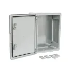                  Корпус пластиковый с монтажной панелью ЩМП IP65 серая дверь 400х300х170
               