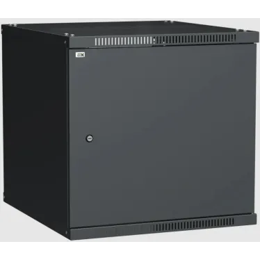 Шкаф LINEA WE 9U 600x650мм дверь металл черный