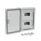                  Корпус пластиковый распределительный ЩРН-18 IP65 серая дверь 350х250х150
               
