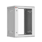 Шкаф телекоммуникационный настенный разборный 15U (600х350) дверь стекло Astra A Basic