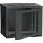 Шкаф LINEA W 9U 600x450 мм дверь перфорированная RAL9005