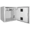 Шкаф уличный LINEA O 15U 650x600. IP55 металлическая дверь. серый