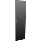 Дверь металлическая для шкафа LINEA N 24U 600 мм черная