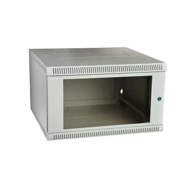 Шкаф телекоммуникационный настенный разборный 9U 600x650 ШТ-НСр-9U-600-650-С дверь стекло