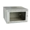 Шкаф телекоммуникационный настенный сварной 9U 600x600 ШТ-НСс-9U-600-600-С дверь стекло