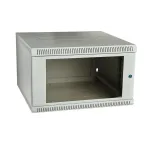 Шкаф телекоммуникационный настенный сварной 9U 600x600 ШТ-НСс-9U-600-600-С дверь стекло