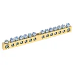                  Шина PEN ''земля-ноль'' 6х9 мм 14х1 (14 группхкрепеж по центру), REXANT
               