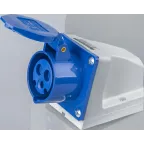 Розетка NCA-SR113-16-220 стационарная наружная 16А 2P+PE IP44