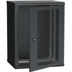                  Шкаф LINEA W 12U 600x450 мм дверь перфорированная RAL9005
               