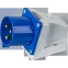 Вилка NCA-SR523-32-220 стационарная 32А 2P+PE IP44