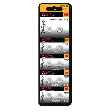Батарейка Kodak SG4 (377) SR626, SR66 MAX Silver Oxid Button Cell (10/100/2000)