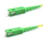 Патч-корд оптический соединительный SM 9/125 OS2 SC/APC-SC/APC. Simplex LSZH 7м,