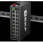 Коммутатор промышленный неуправляемый U-16T, 16 портов 10/100Base-T(X) RJ45, монтаж на динрейку TSX EKF