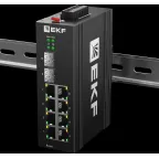 Коммутатор промышленный управляемый уровня L2 ML2-2GX/SFP-8GTP, 2 порта 1000Base-X SFP, 8 портов 10/100/1000Base-T(X) RJ45 c PoE, монтаж на динрейку TSX EKF