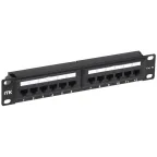 Патч-панель 1U кат.5E UTP 12 портов 10дюйм Dual IDC