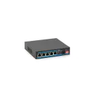 Коммутатор неуправляемый 6 портов RJ45/SFP 10 100 1000 Мб/с PoE 65Вт с ИБП
