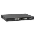                  Коммутатор неуправляемый 26 портов RJ45 10 100 1000 Мб/с PoE 300Вт
               