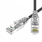                  Патч-корд неэкранированный SLIM CAT6 U/UTP 4х2, 28 AWG, LSZH, чёрный, 2м
               