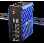 Коммутатор промышленный неуправляемый U-2GX/SFP-8GTP, 2 порта 1000Base-X SFP, 8 портов 10/100/1000Base-T(X) RJ45 c PoE, монтаж на динрейку TSX EKF