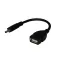 Кабель USB OTG mini USB на USB, 0.15м., черный