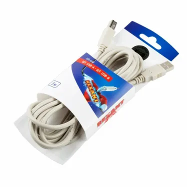Кабель USB-А - USB-B, 3м.