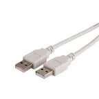                  Кабель USB (шт. USB A - шт. USB A), 1.8м., серый
               