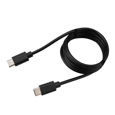 Кабель Type-C - Type-C 2A, 1m, PVC, black, 18-1834,